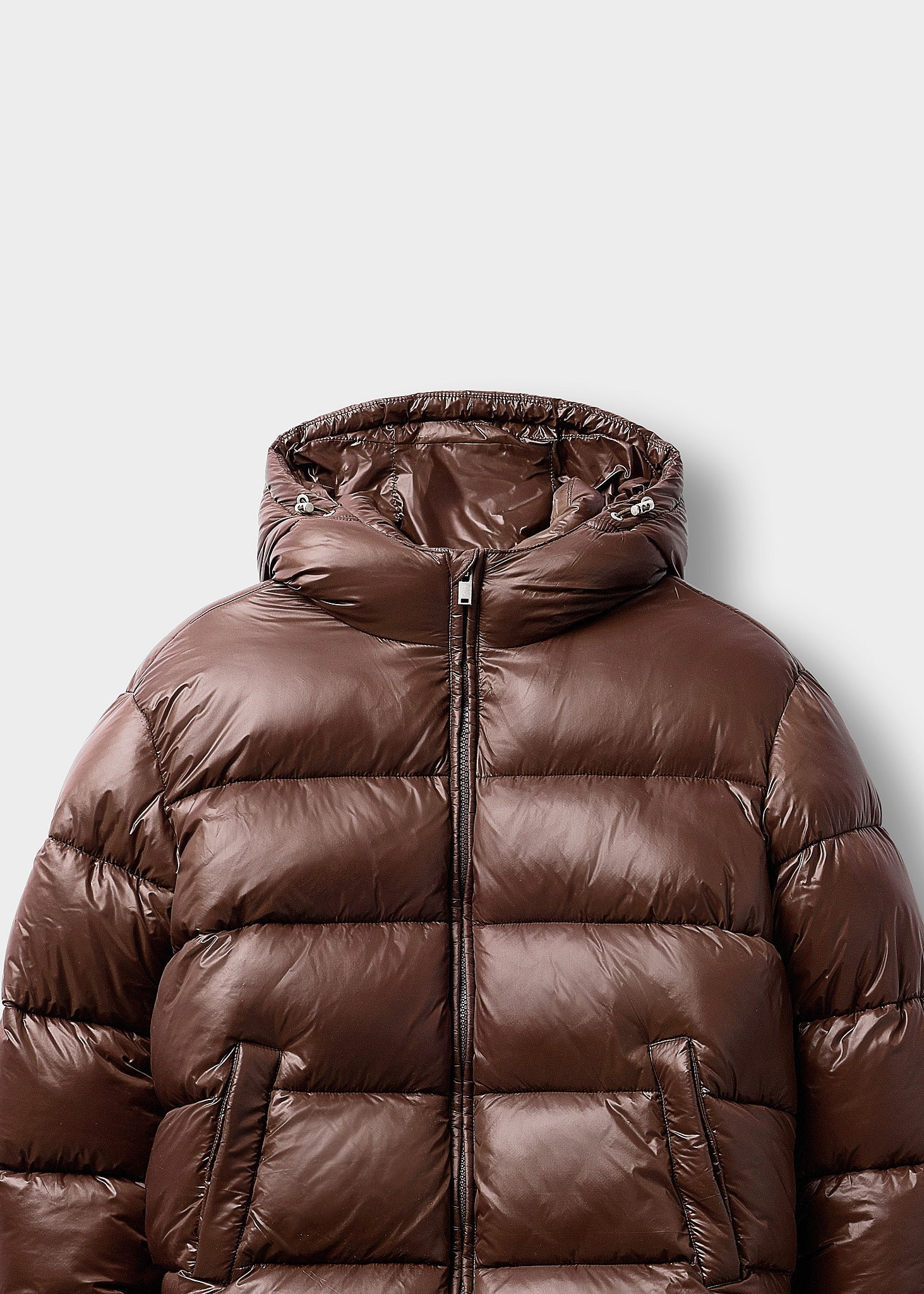 Glossy Puffer Jacket