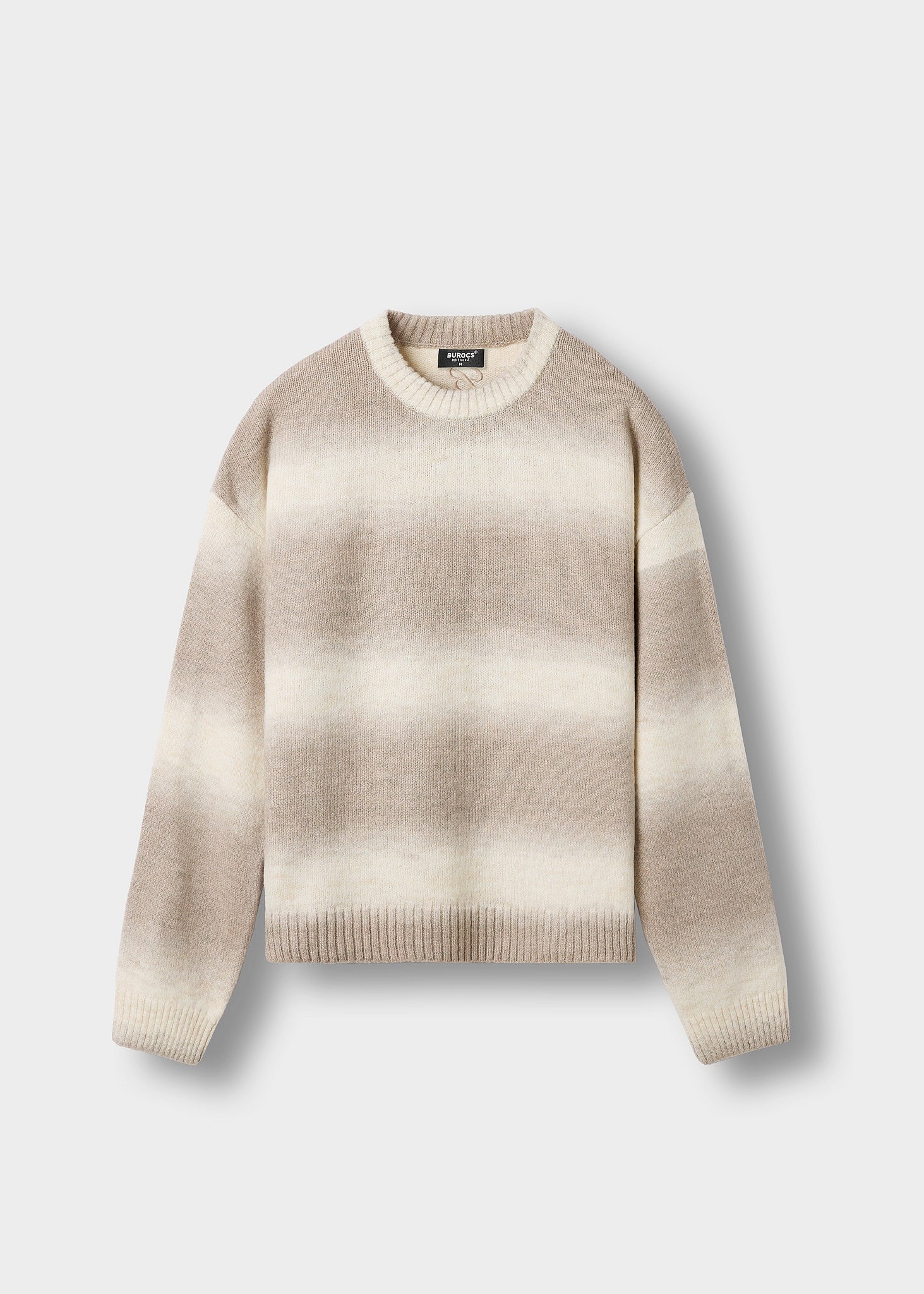 Knit Gradient Crewneck Sweater