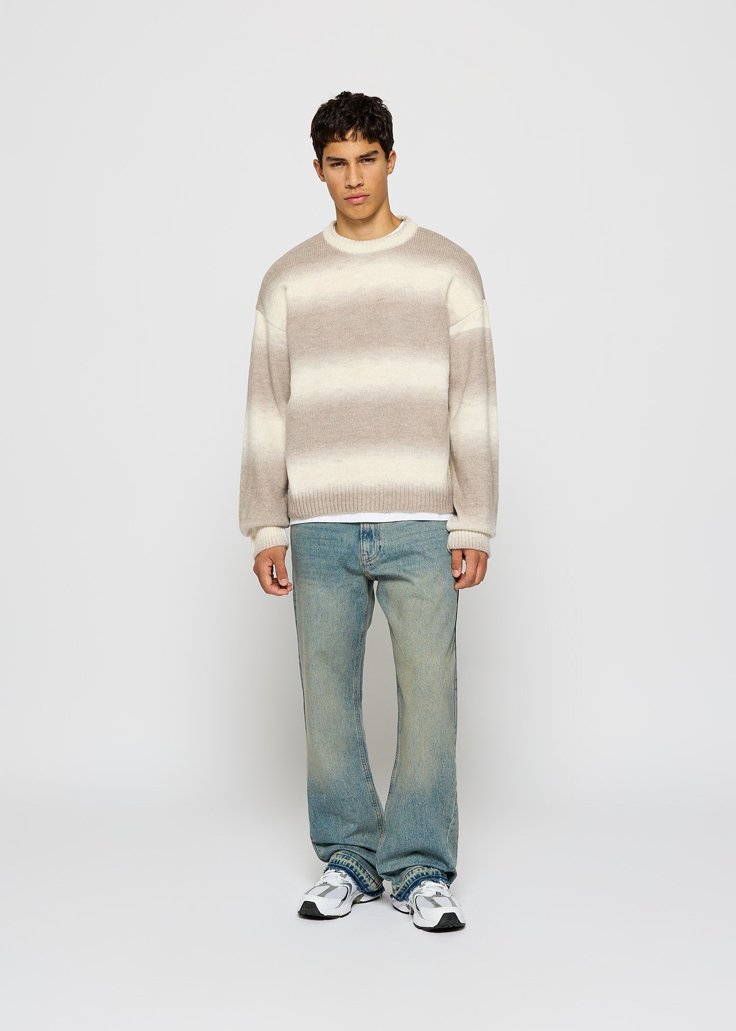 Tony Flared Open Hem Jeans