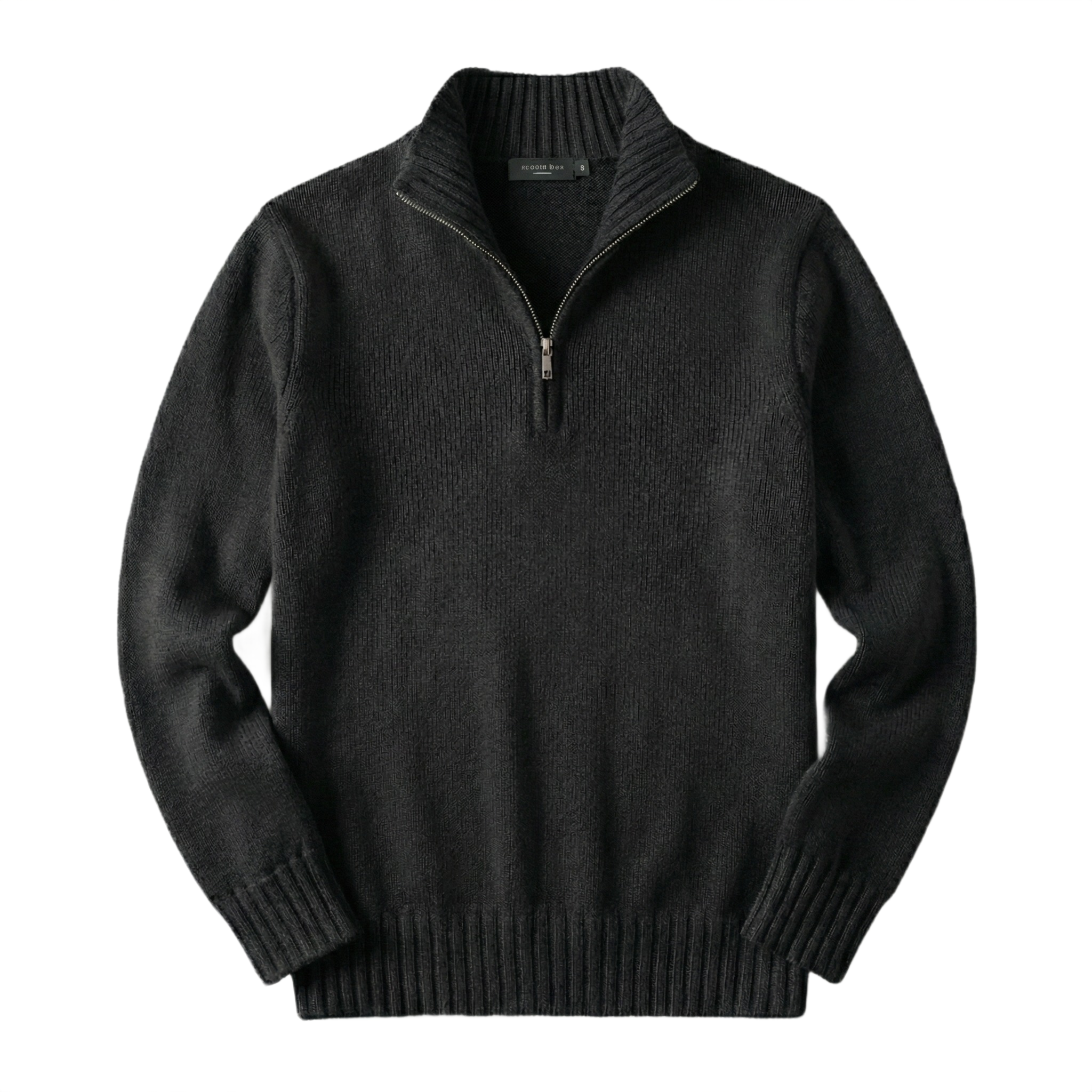 Classic Knit Quarter Zip Sweater