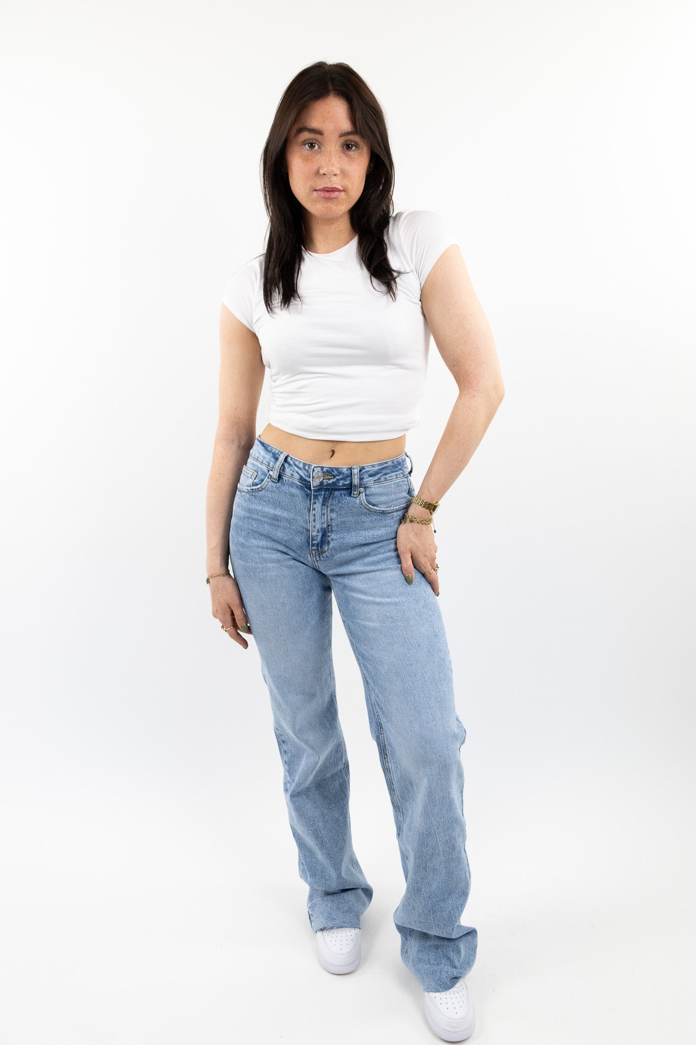 Leah mid waist jeans tall - stretch
