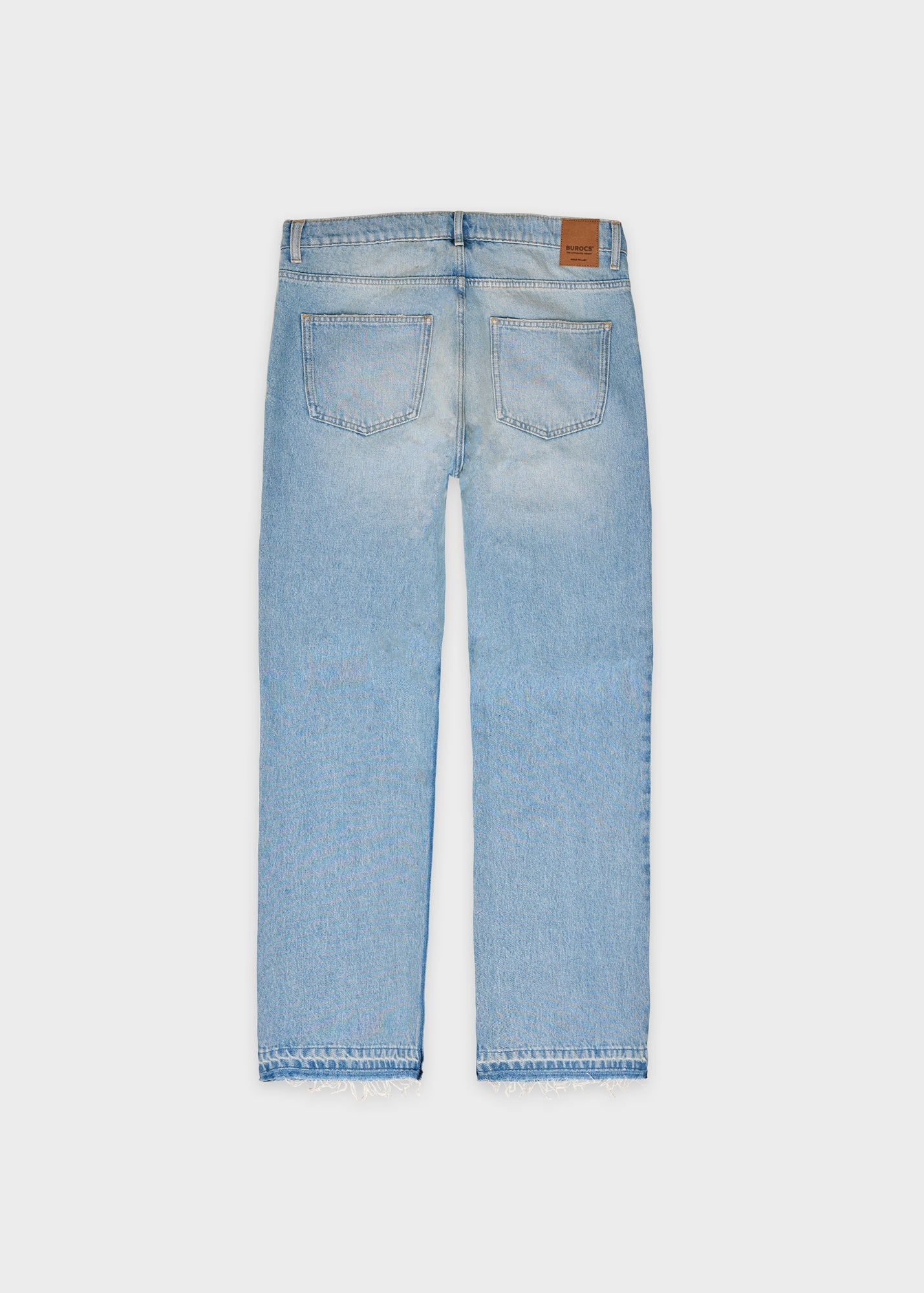 John Straight Open Hem Jeans