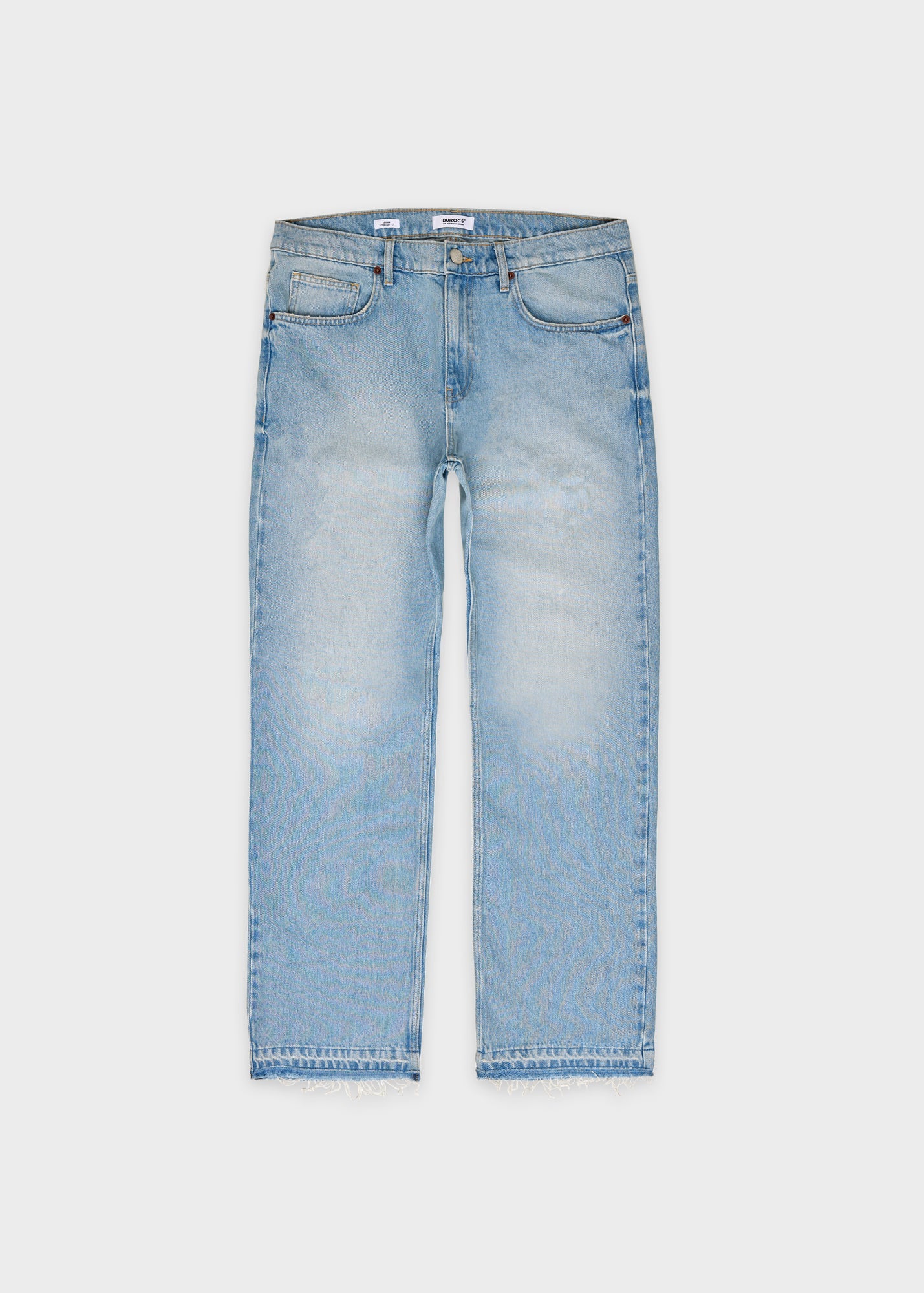 John Straight Open Hem Jeans
