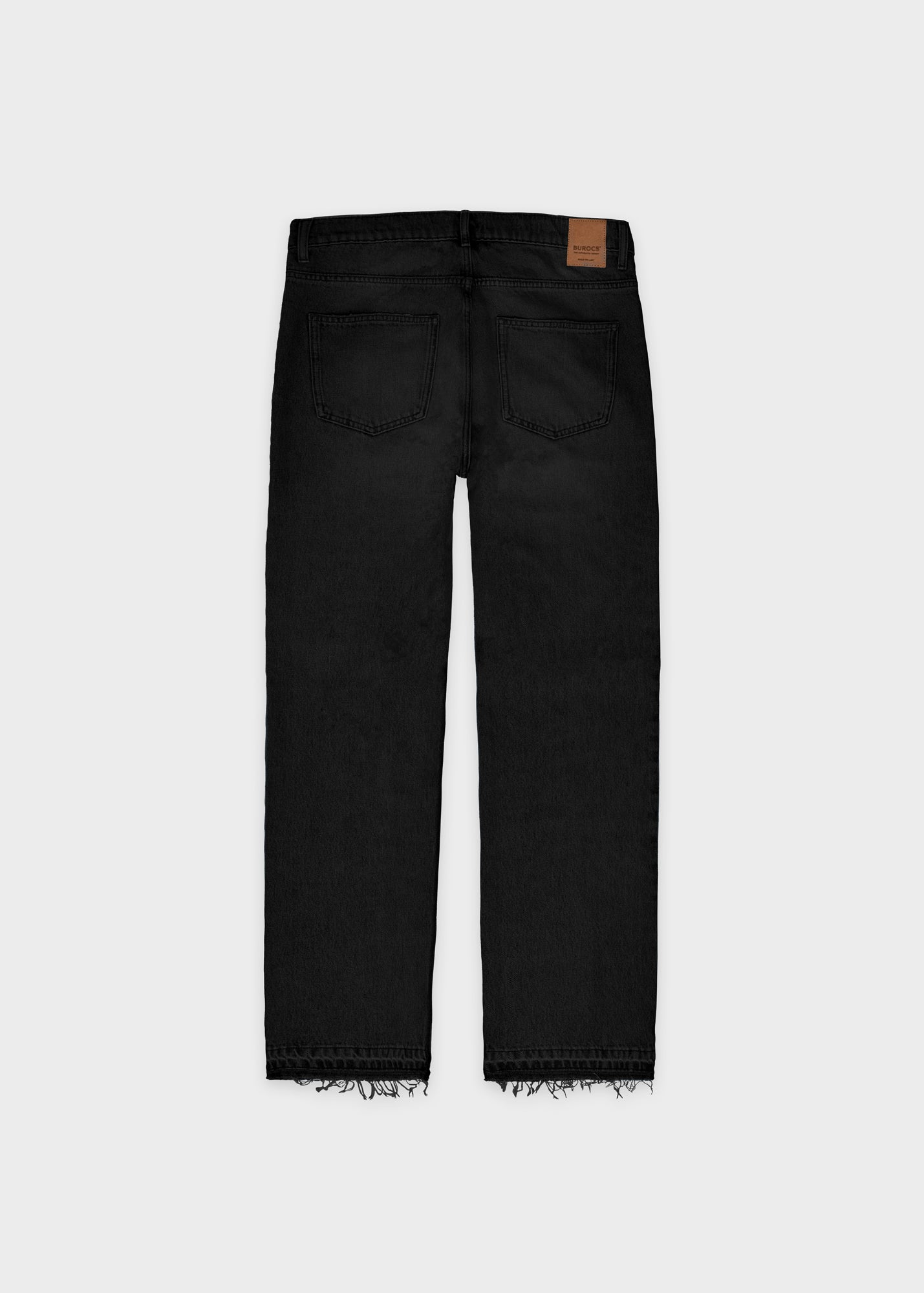 John Straight Open Hem Jeans