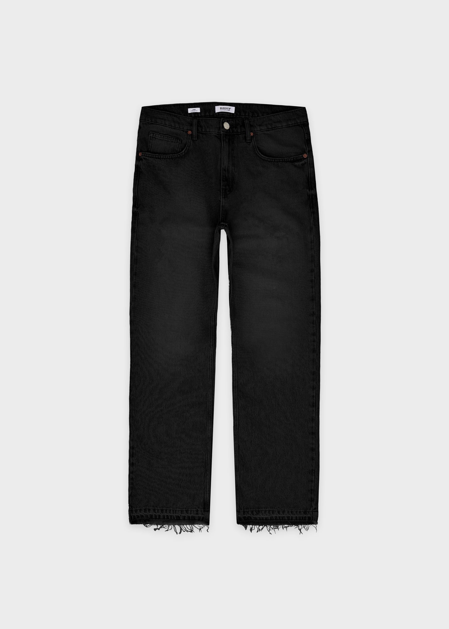 John Straight Open Hem Jeans