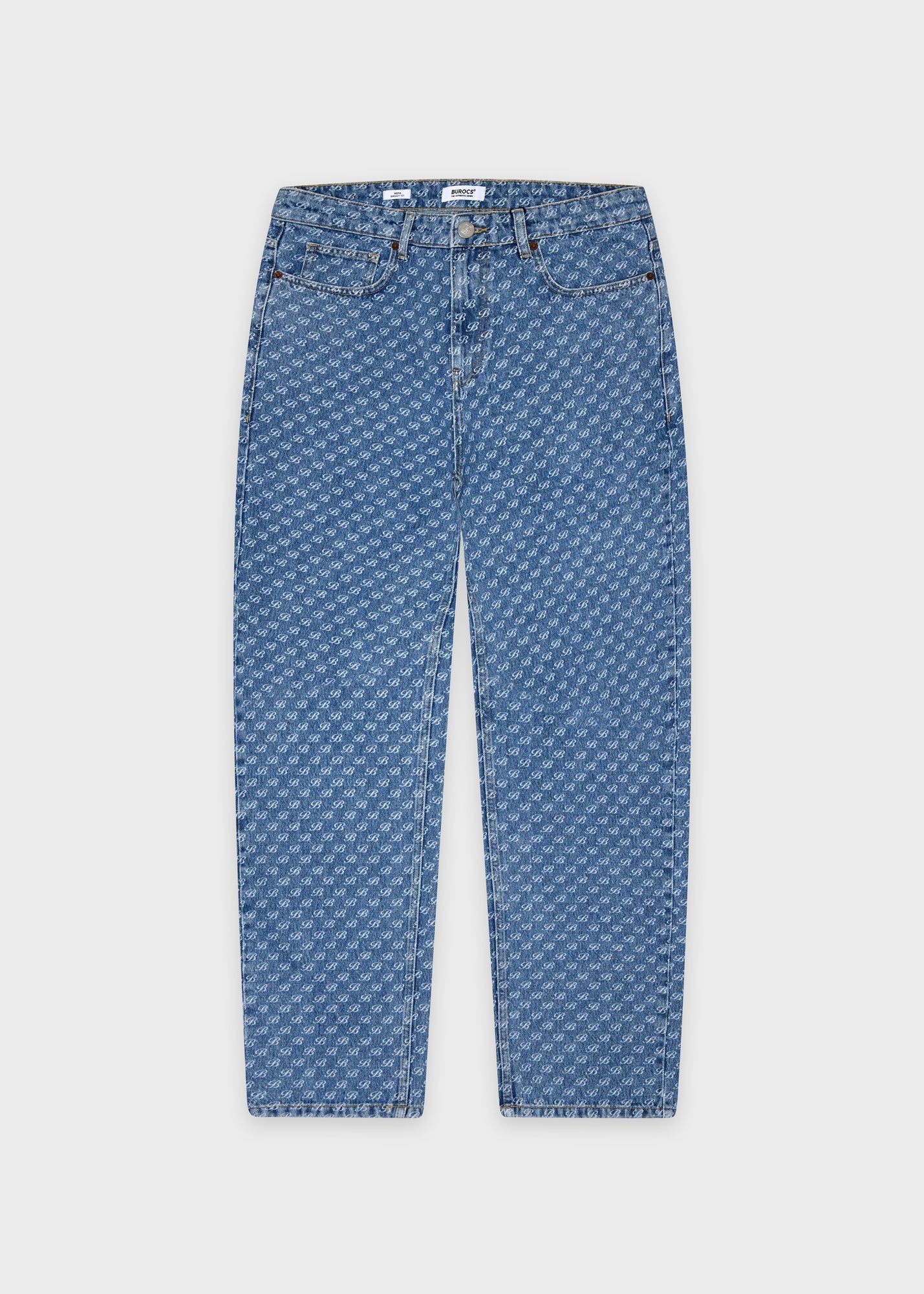 Vito Baggy Monogram Jeans