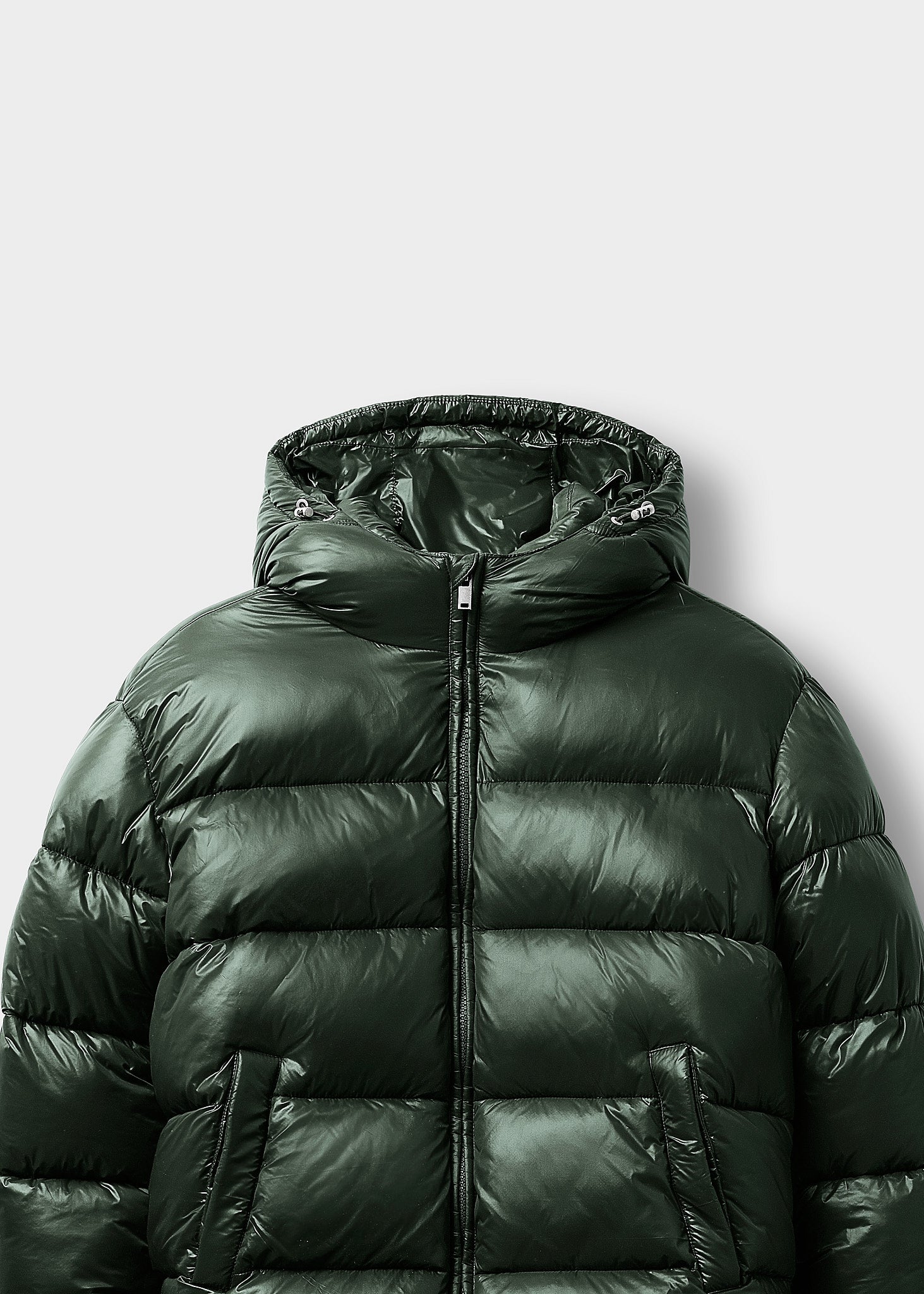 Glossy Puffer Jacket
