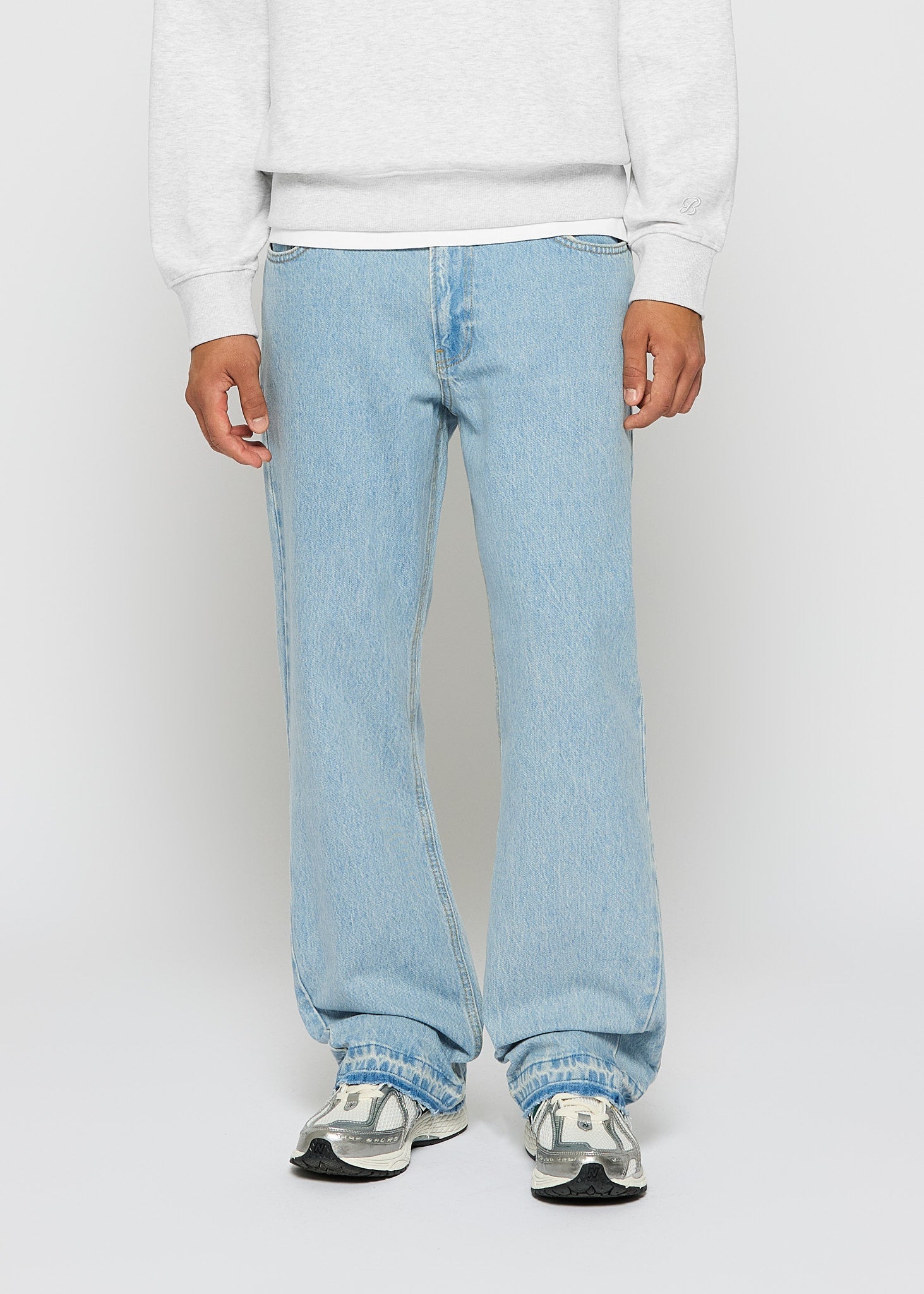Tony Flared Open Hem Jeans