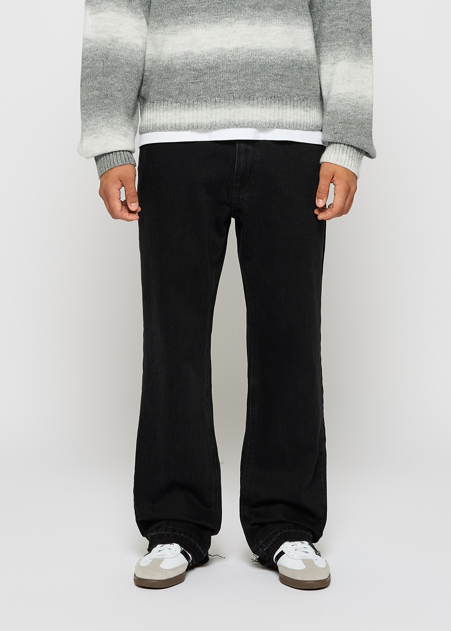 Tony Flared Open Hem Jeans