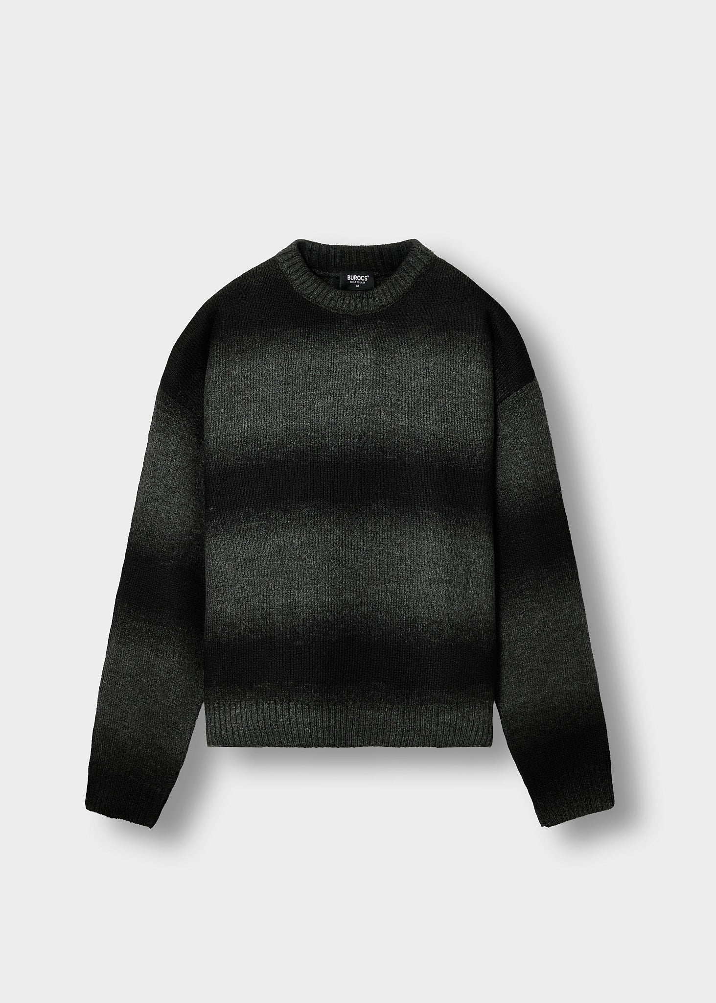 Knit Gradient Crewneck Sweater