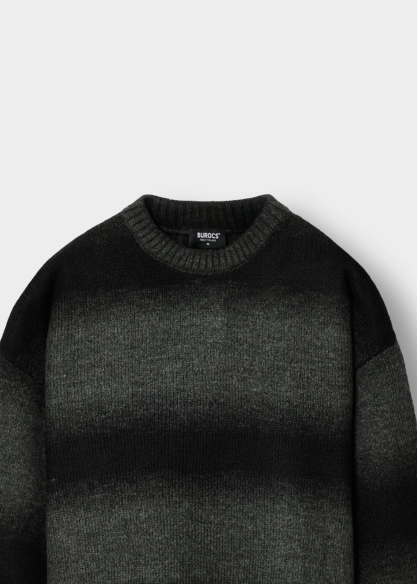 Knit Gradient Crewneck Sweater