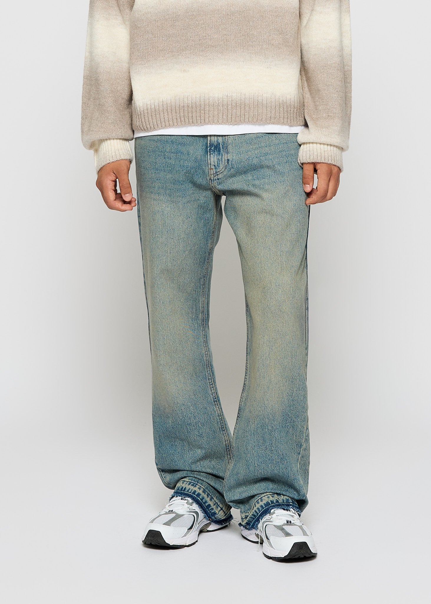 Tony Flared Open Hem Jeans