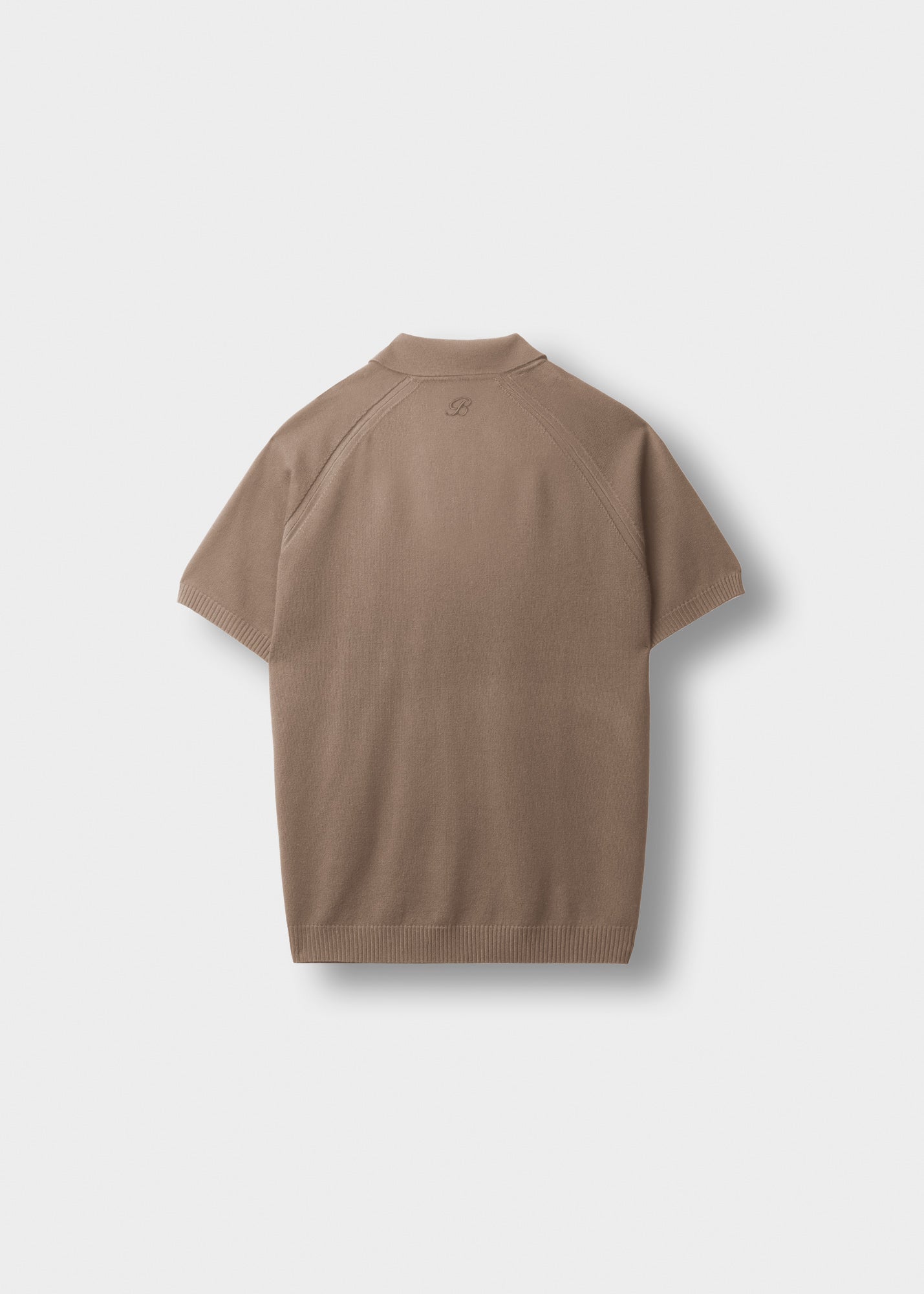 Fine Knit Polo T-Shirt