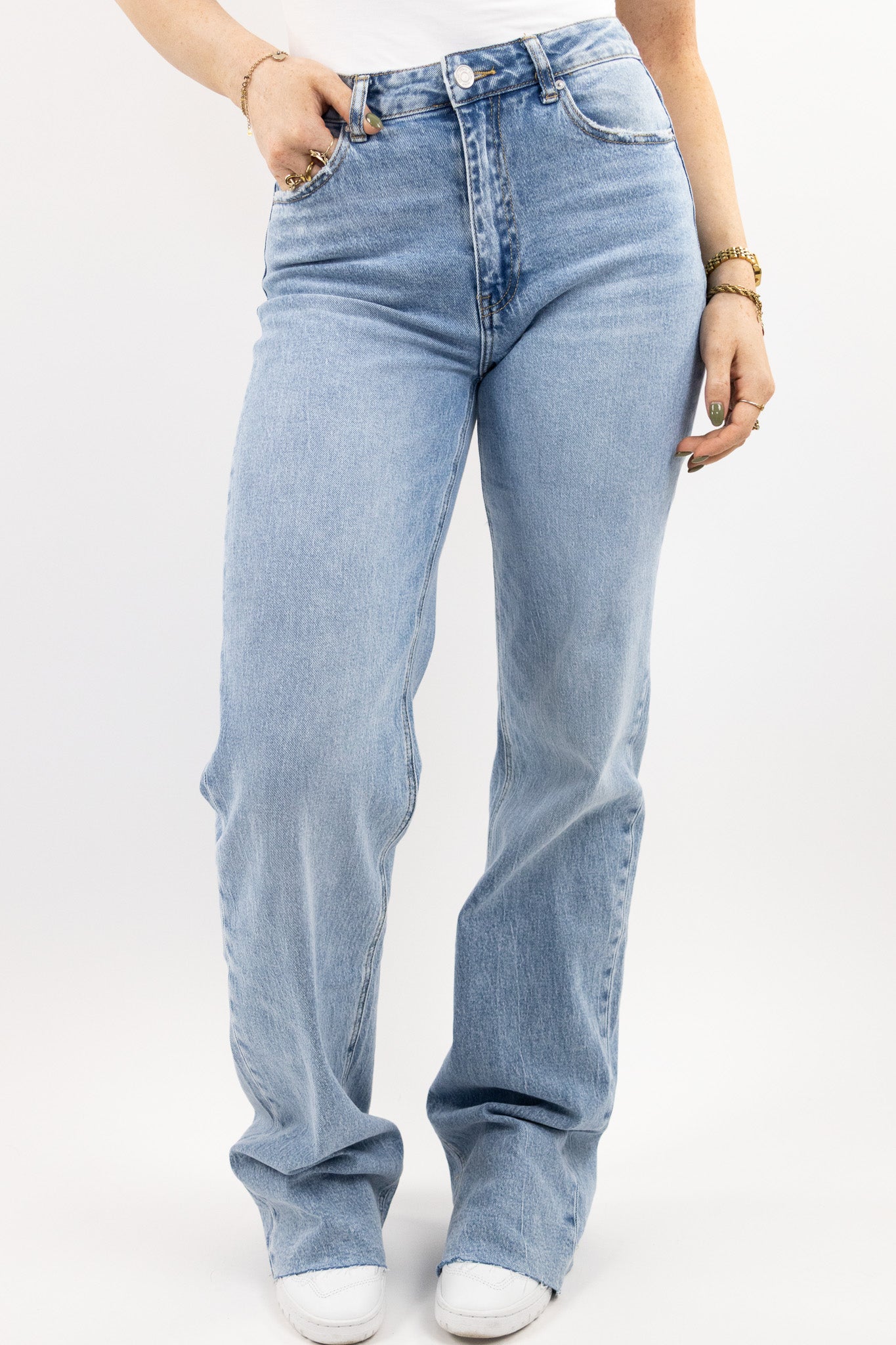 Leah wide leg jeans tall - stretch