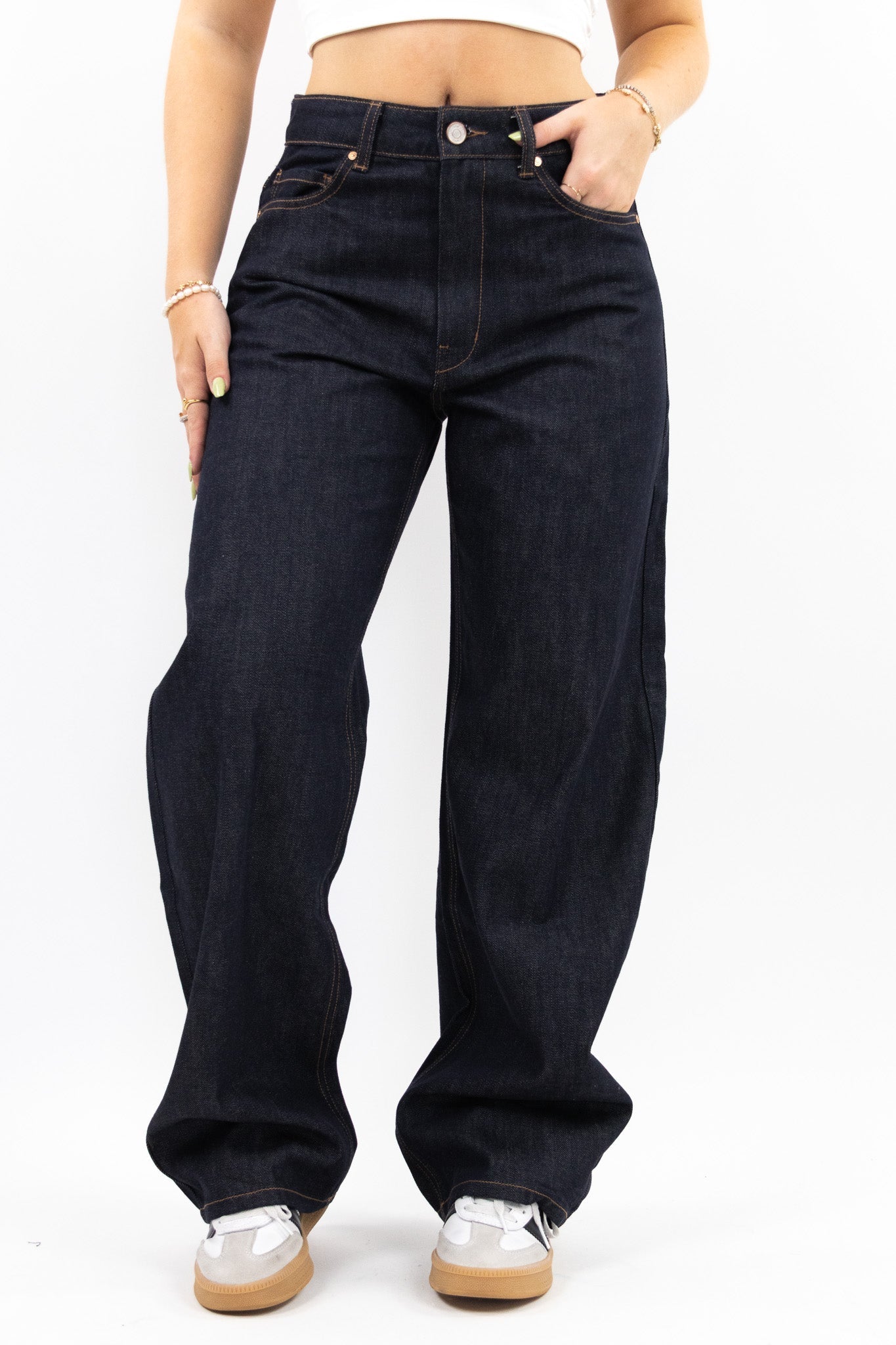 Midnight Balloon Jeans